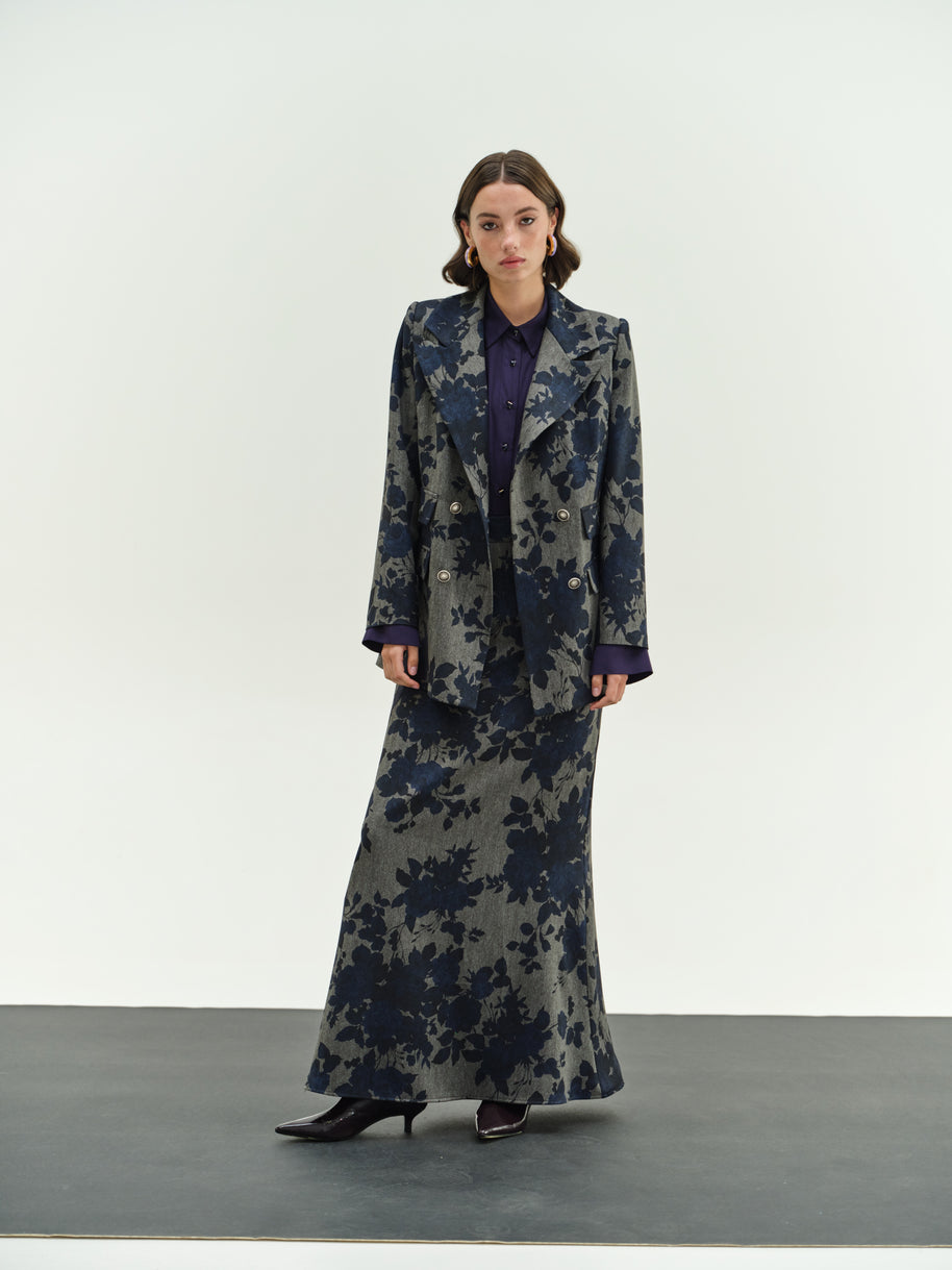 Floral Long Skirt