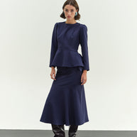 Elastic Ruffle Skirt