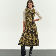 Sleeveless Dress Flowers