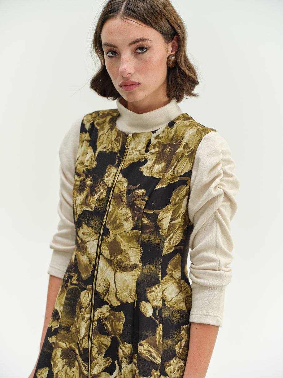 Sleeveless Dress Flowers