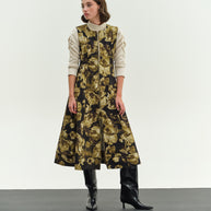 Sleeveless Dress Flowers