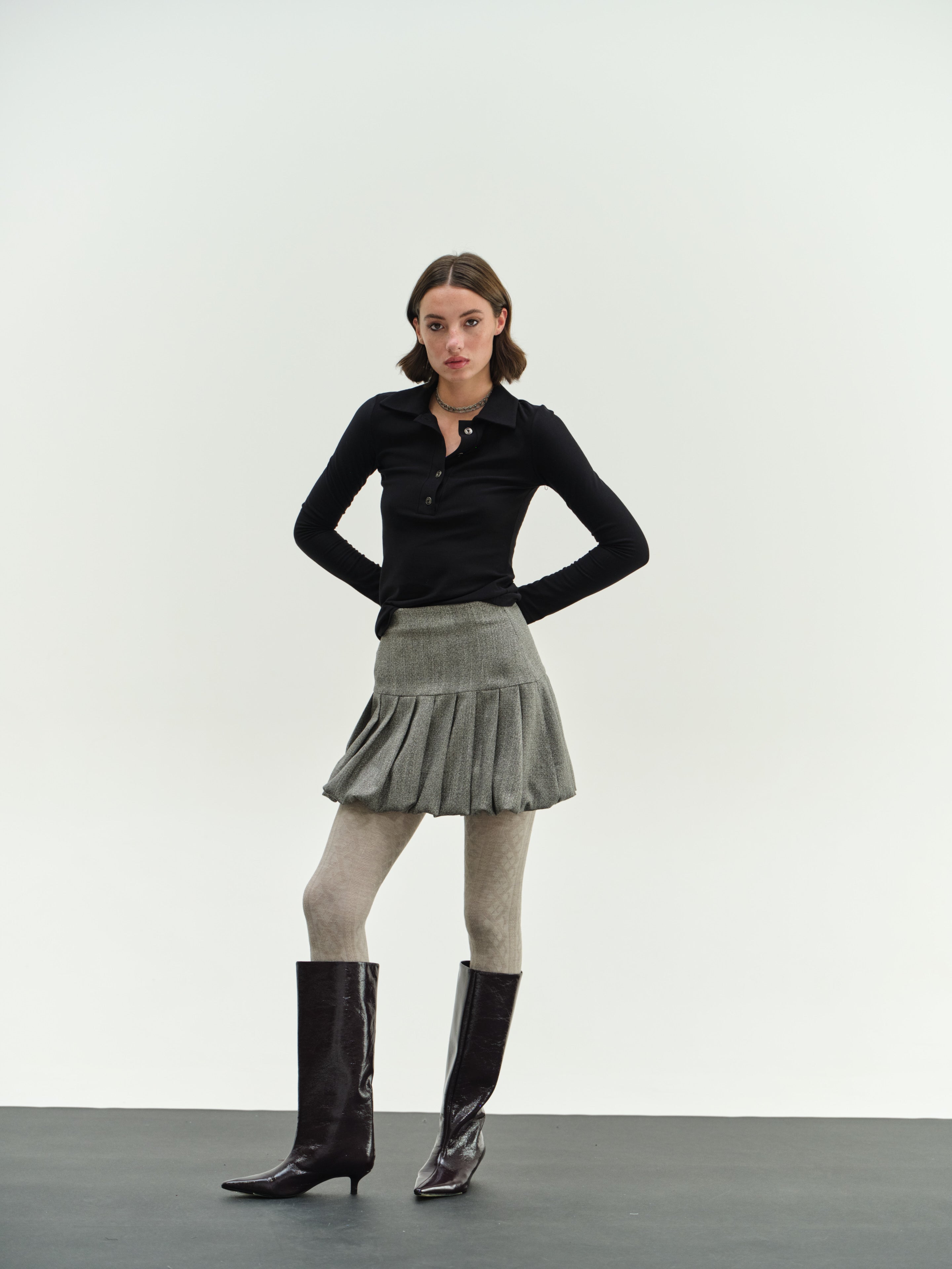 Skirt fishbone balloon