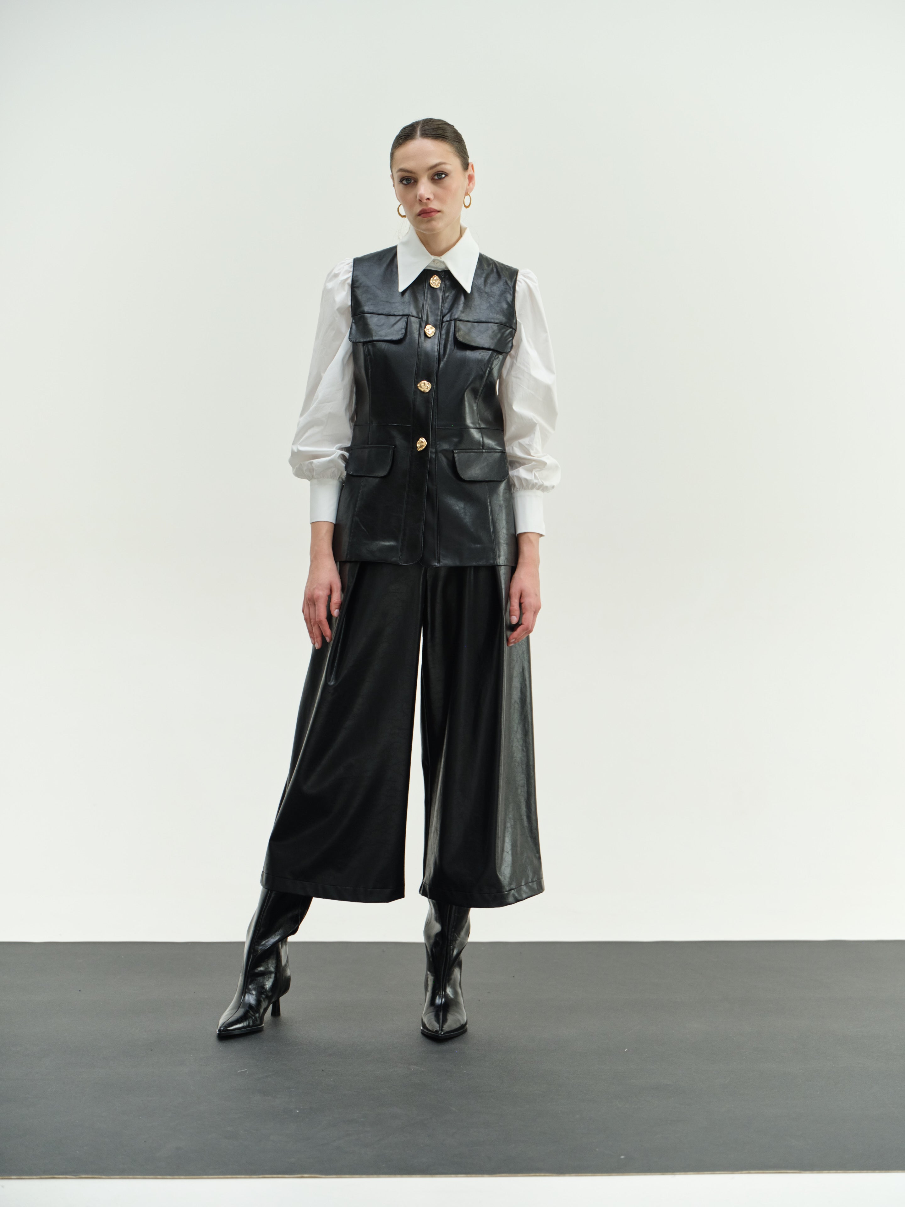 Eco-leather Vest