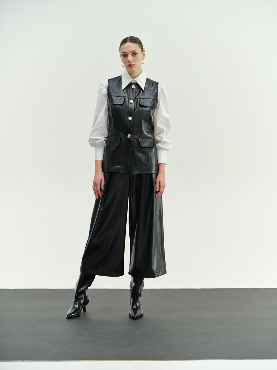 Eco-leather Vest