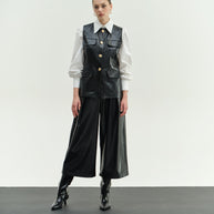 Eco-leather Vest