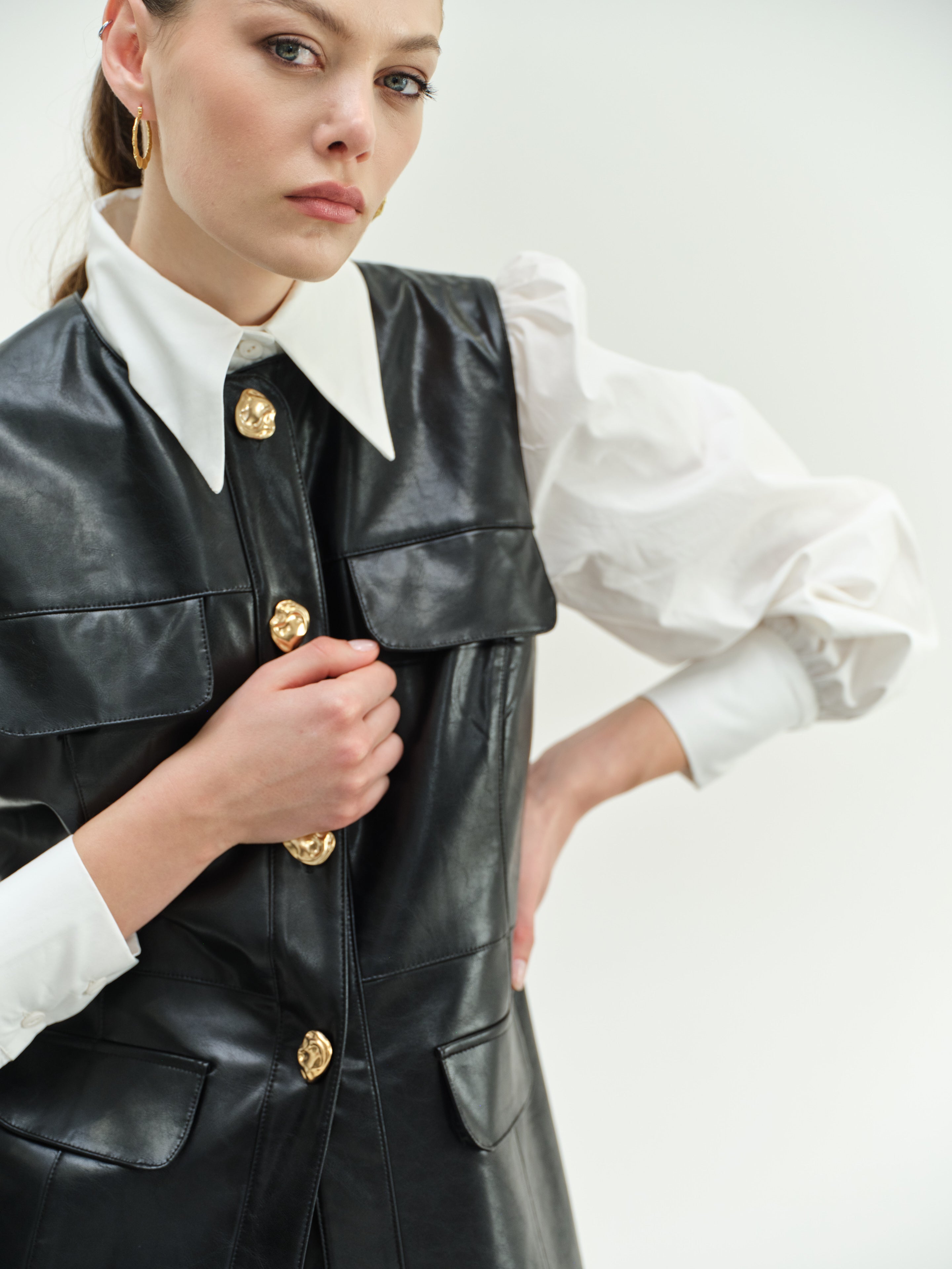 Eco-leather Vest