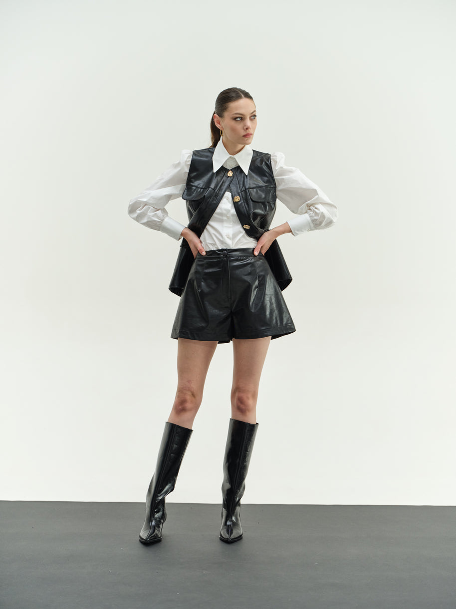 Leather Shorts