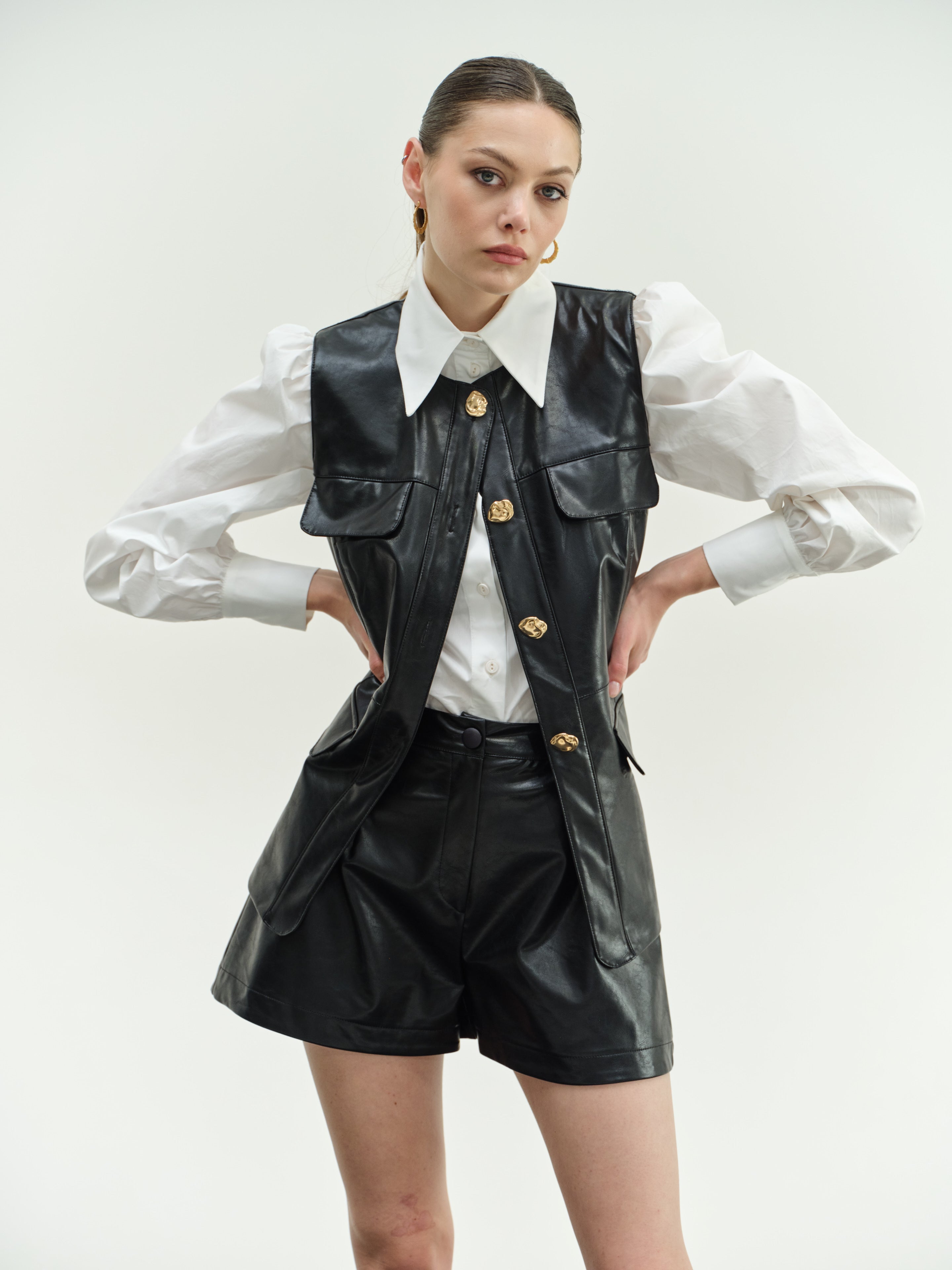 Leather Shorts