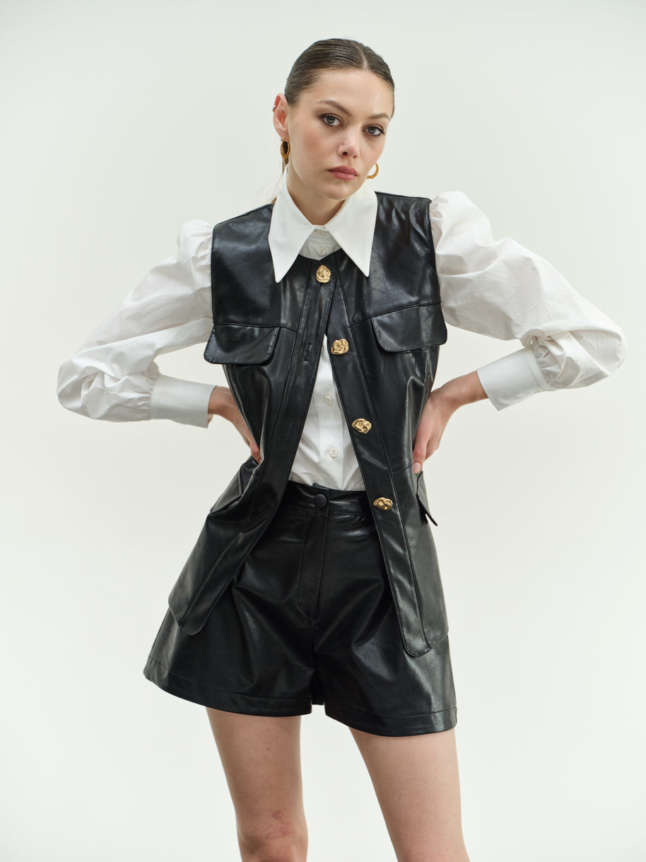Leather Shorts