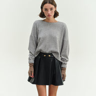 Mini Leather Skirt