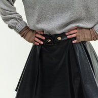 Mini Leather Skirt