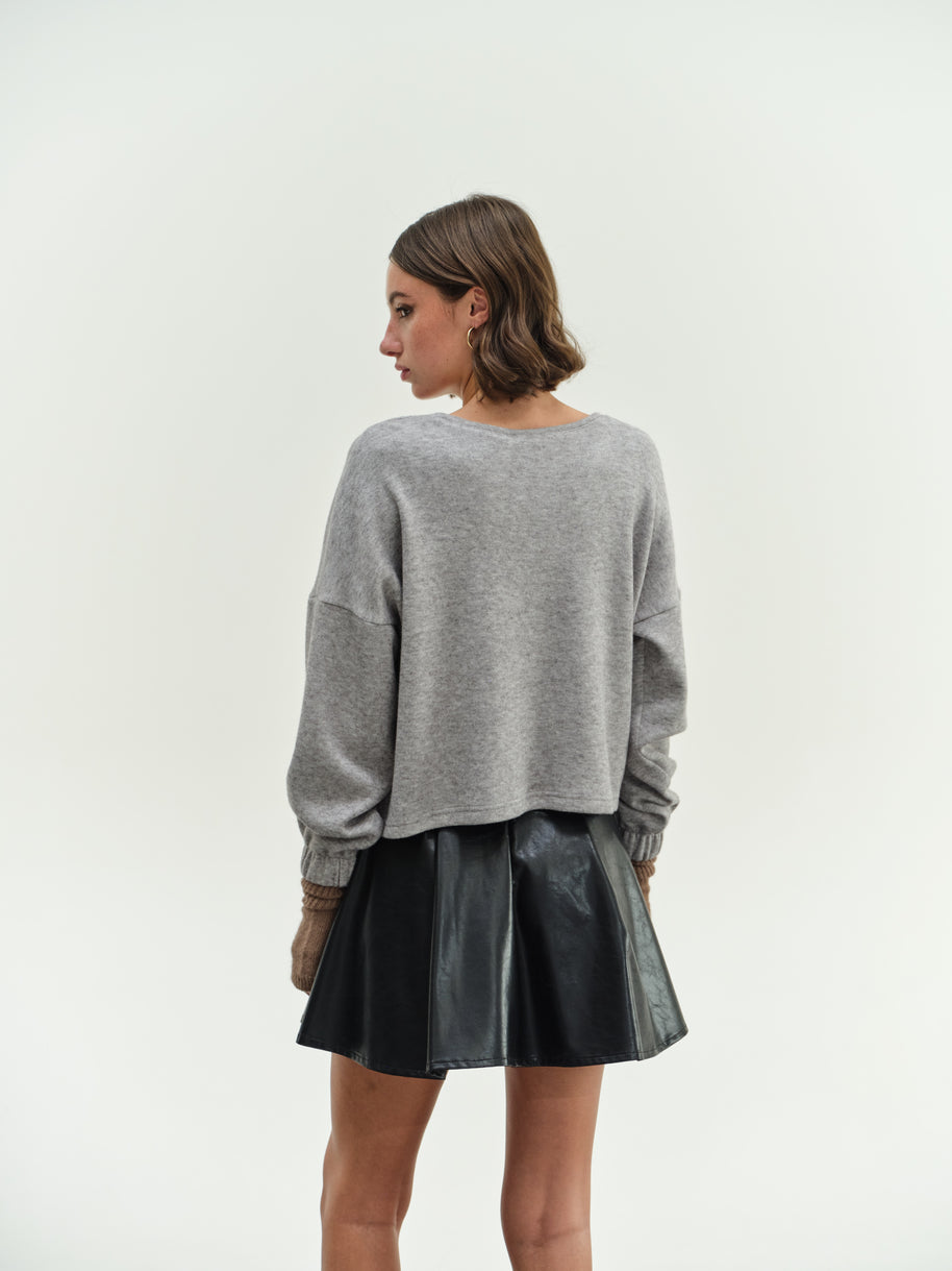 Mini Leather Skirt