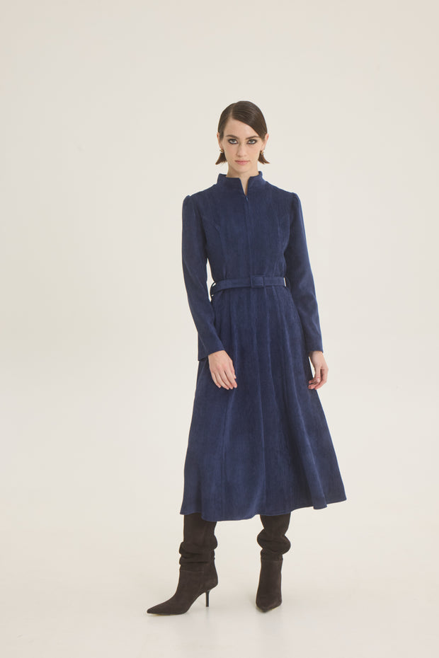 Mandarin collar dress