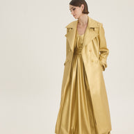 Balloon dress eco leather