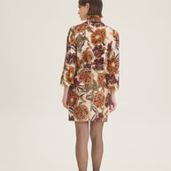 Floral mini skirt