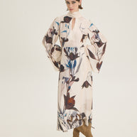 Flower printed dress