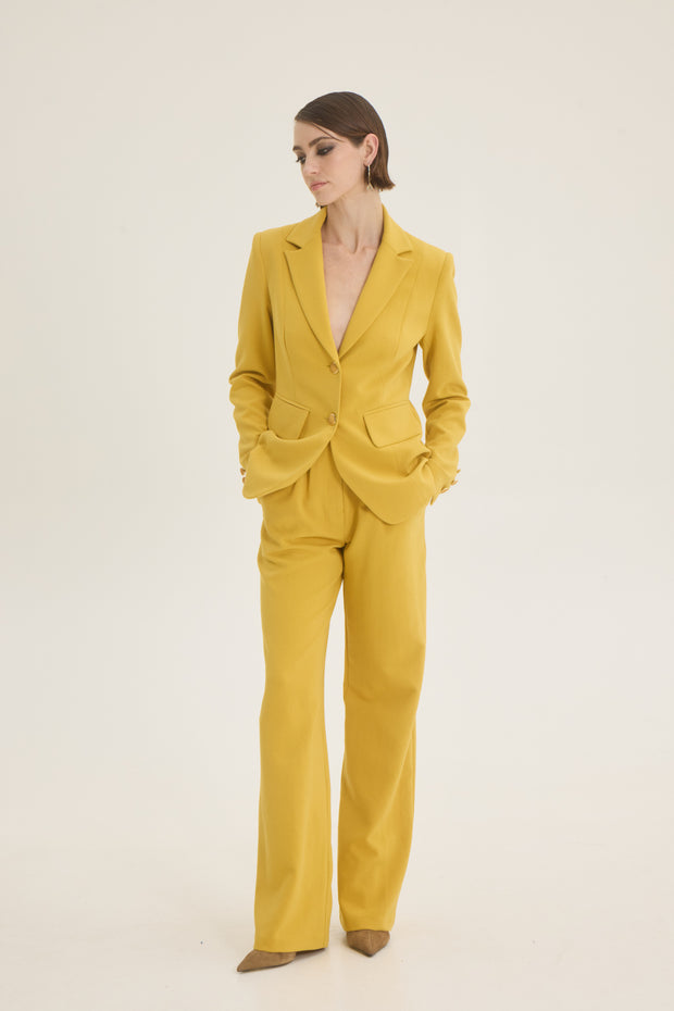 Classic crepe blazer