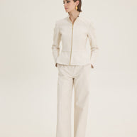 Croco zipped jacket
