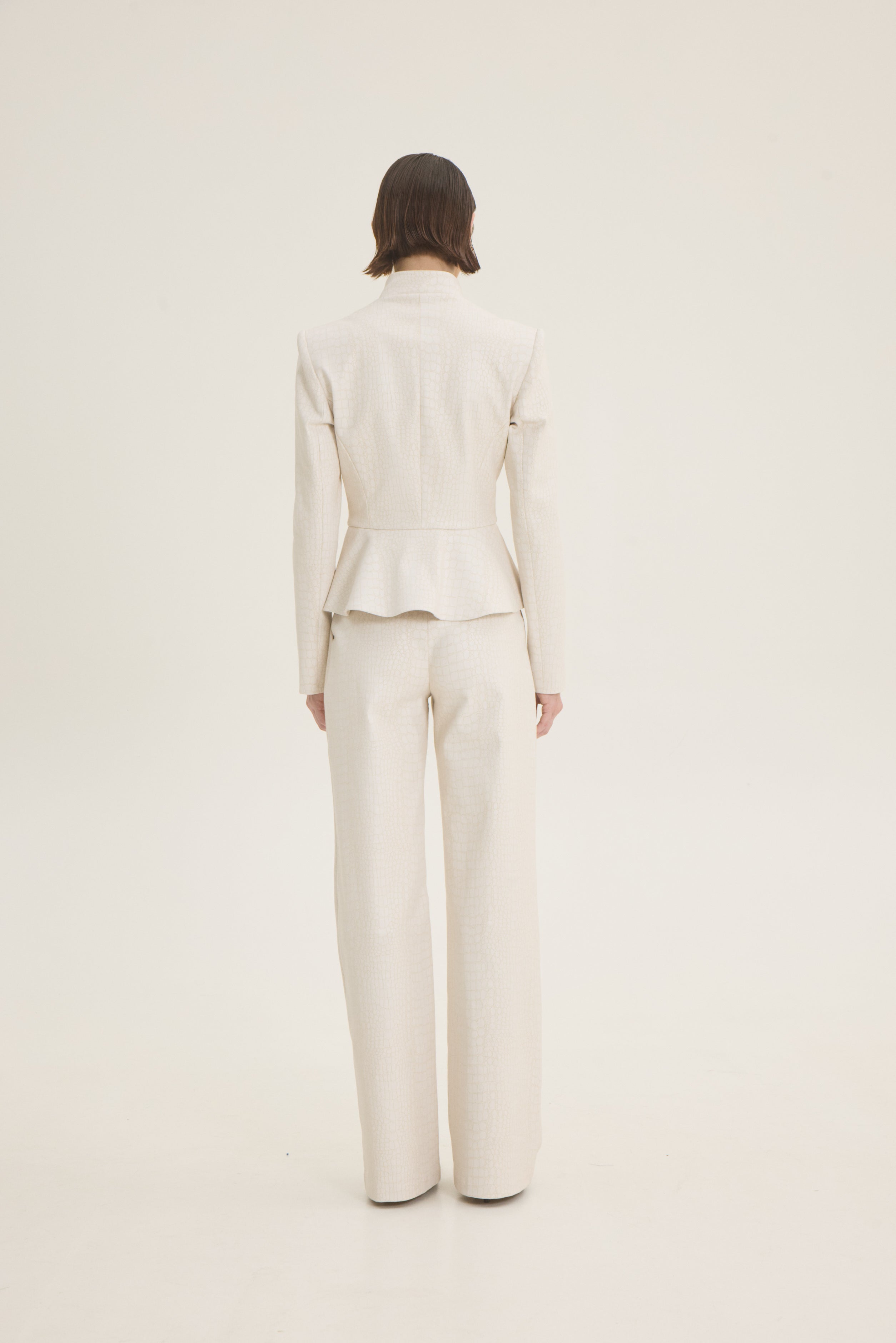 Croco zipped jacket