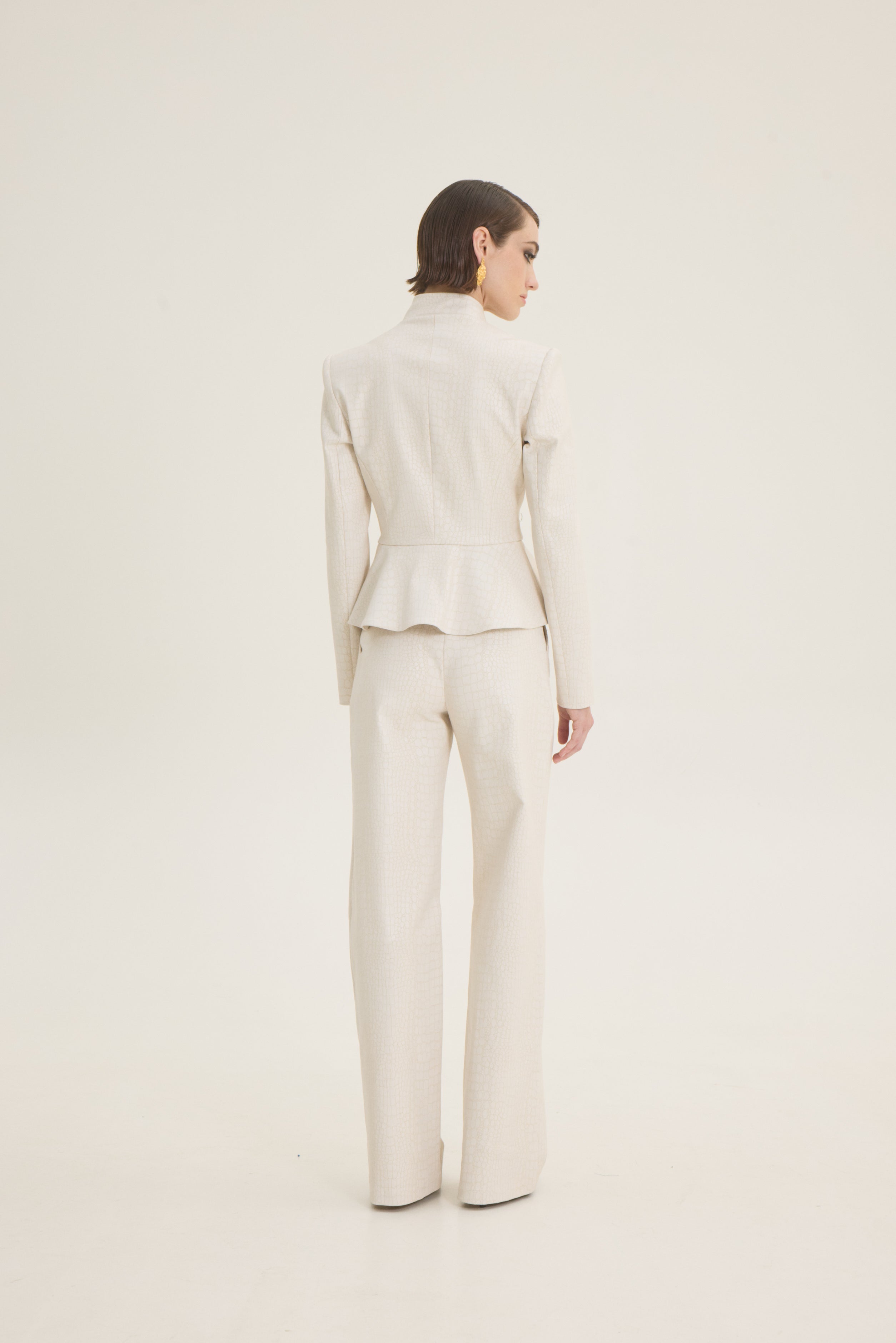 Croco zipped jacket