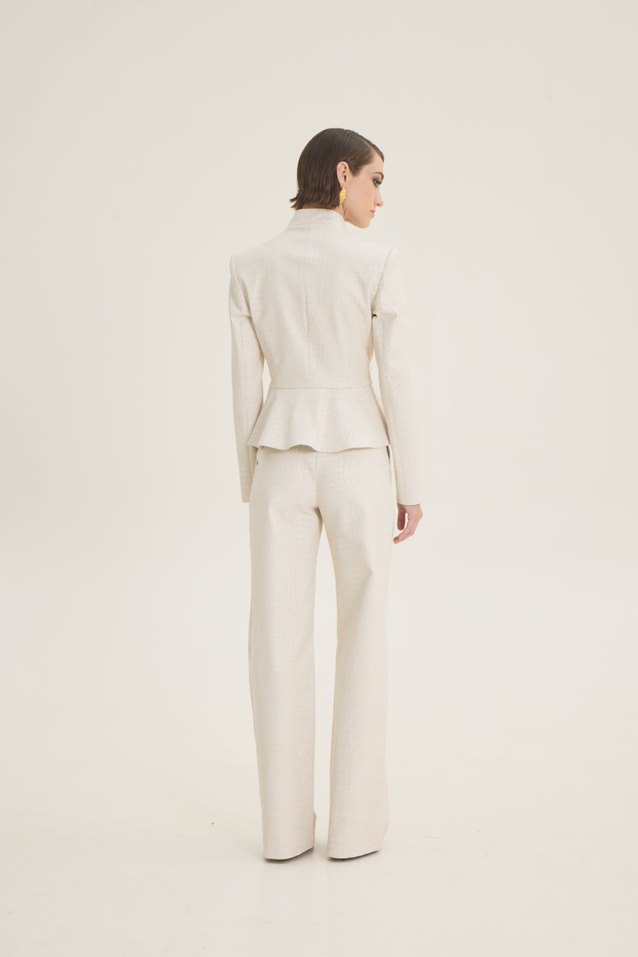 Croco zipped jacket