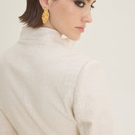 Croco zipped jacket