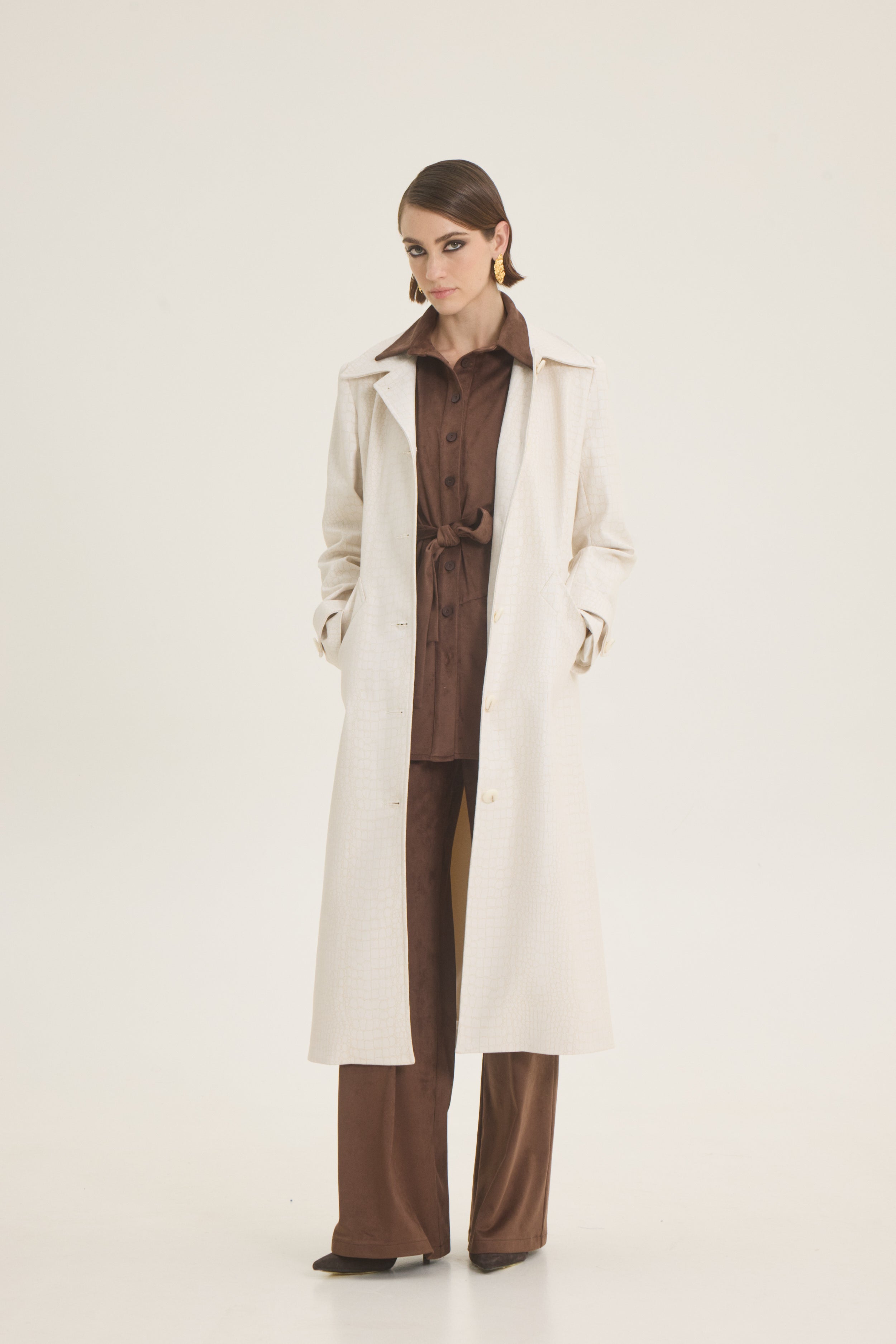 Croco coat