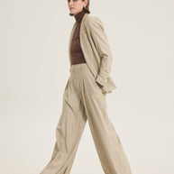 Wide leg trousers