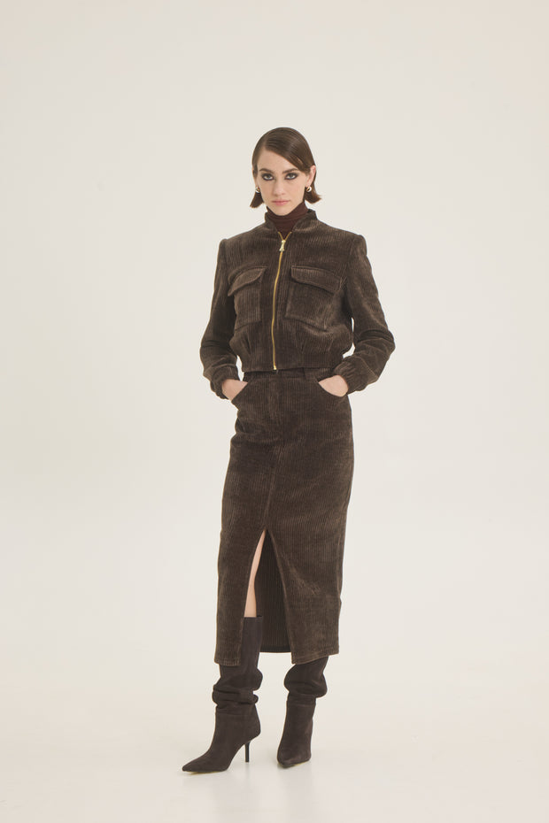 Corduroy bomber
