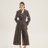 Eco leather blazer