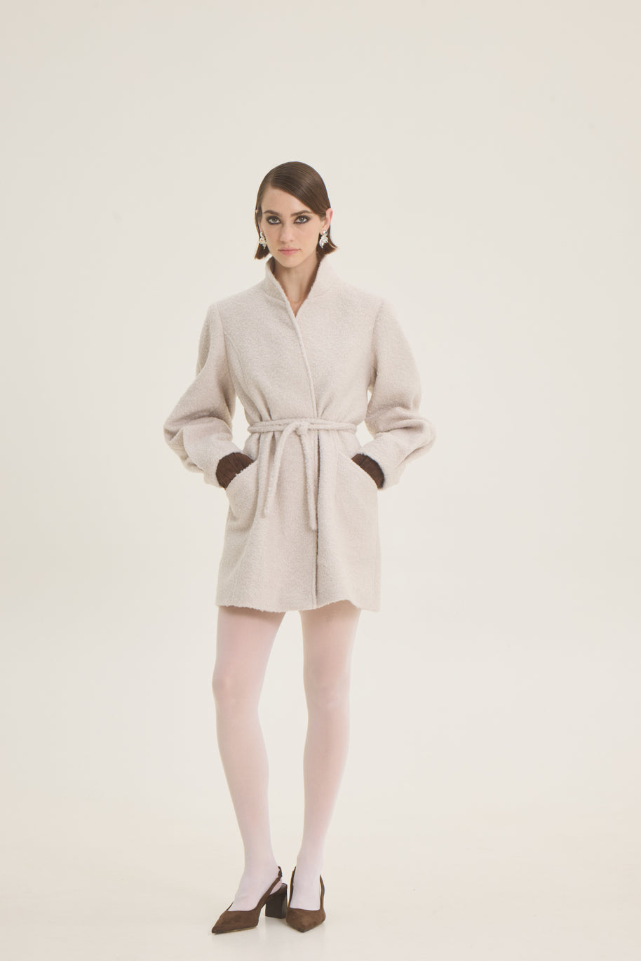 Long boucle jacket