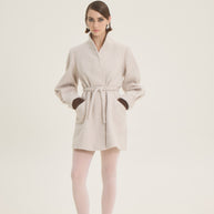 Long boucle jacket