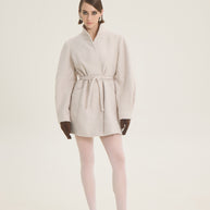 Long boucle jacket