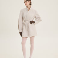 Long boucle jacket