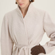 Long boucle jacket