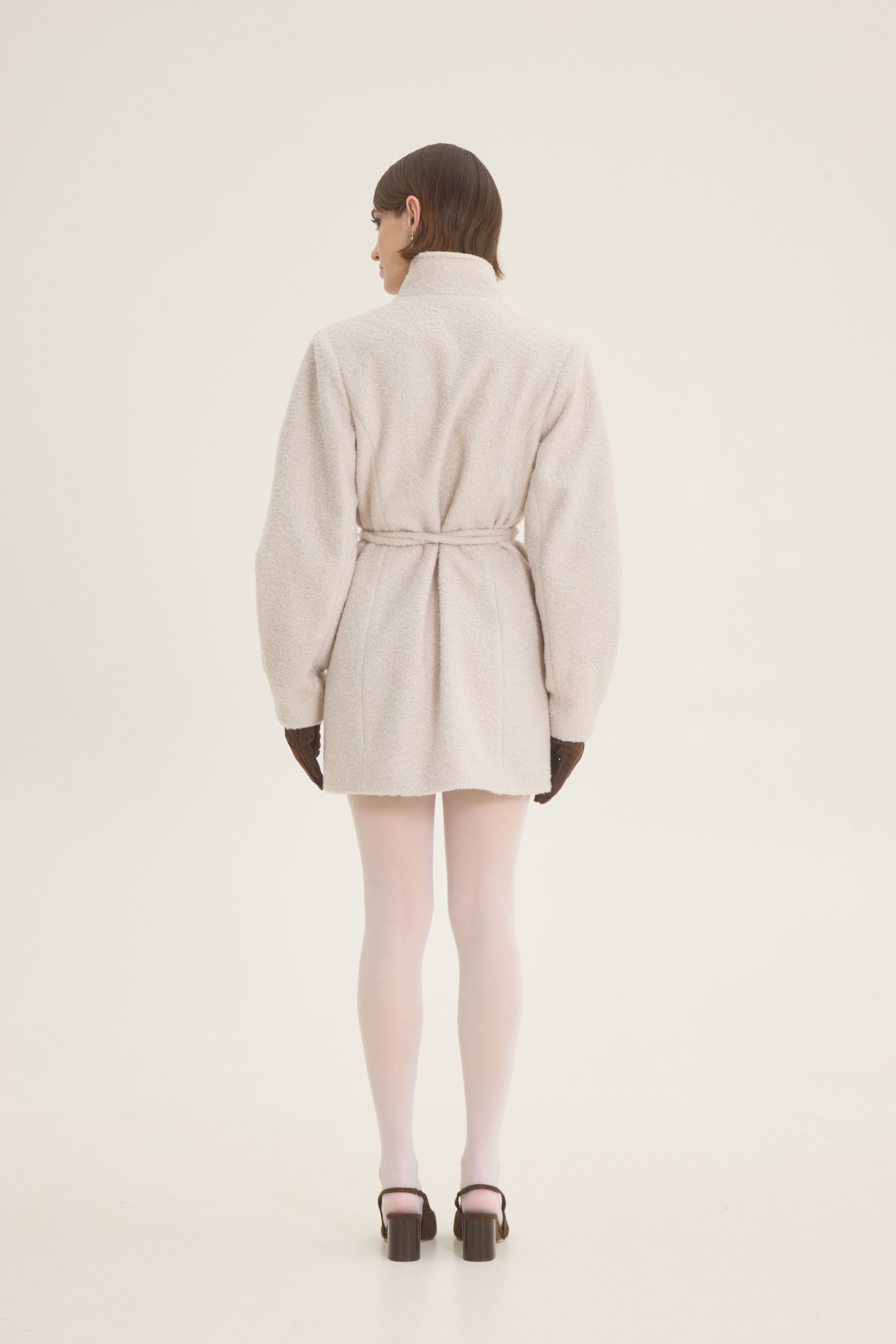 Long boucle jacket