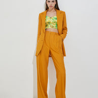 Linen Pleated Pants