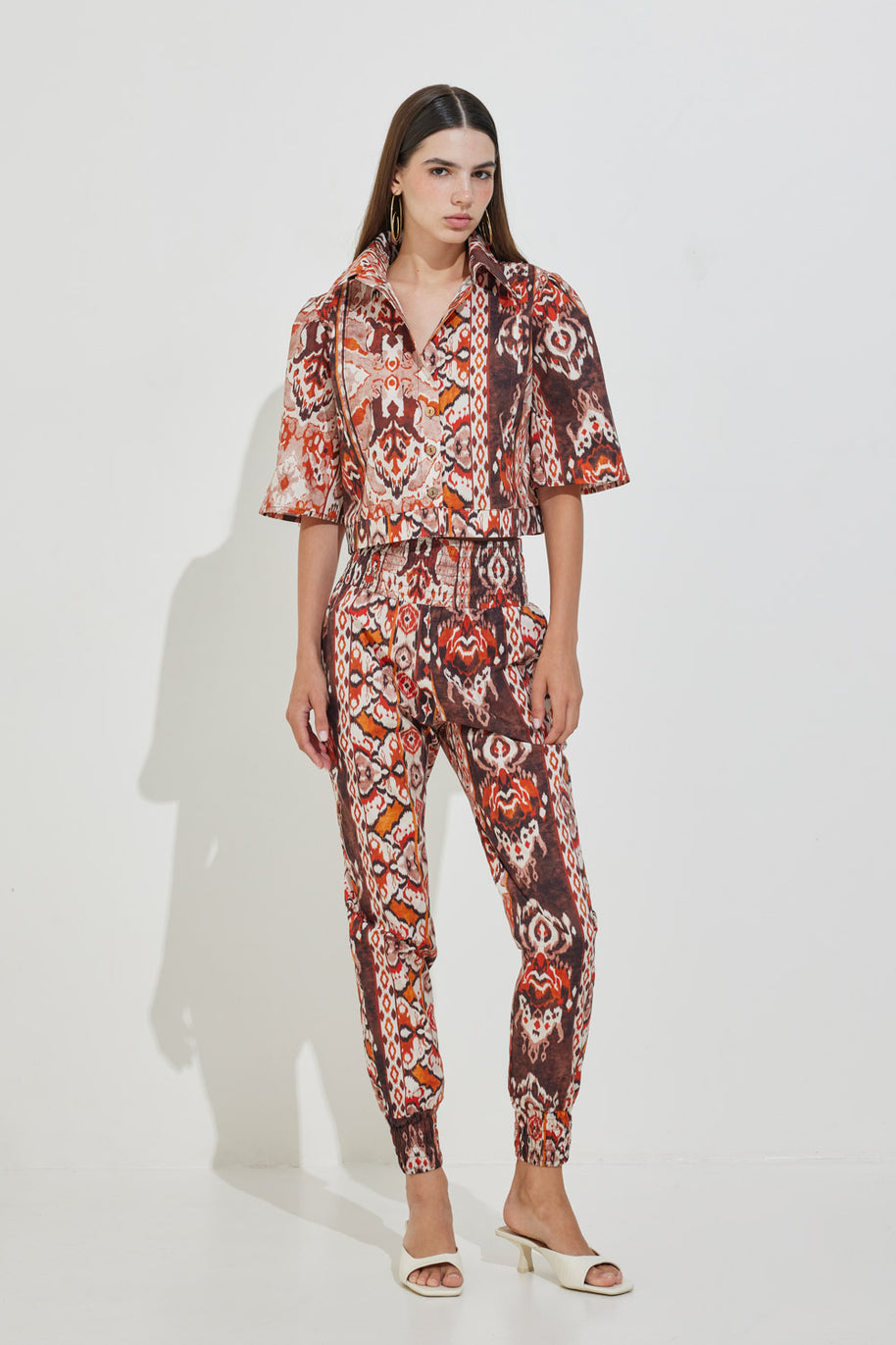 Patterned Short Shirt