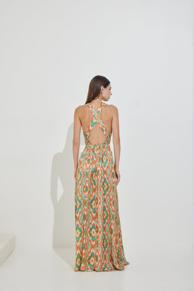 Μακρύ Εξώπλατο Φόρεμα