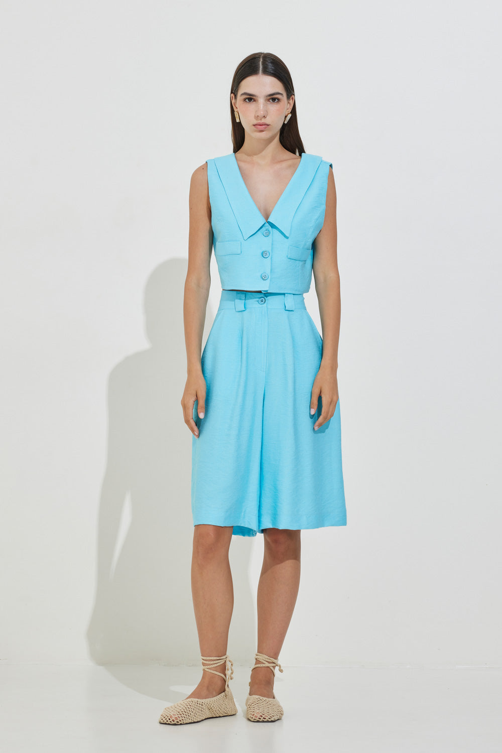 Vest with Front and Back Lapels