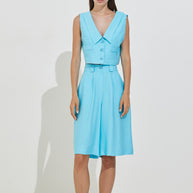Vest with Front and Back Lapels