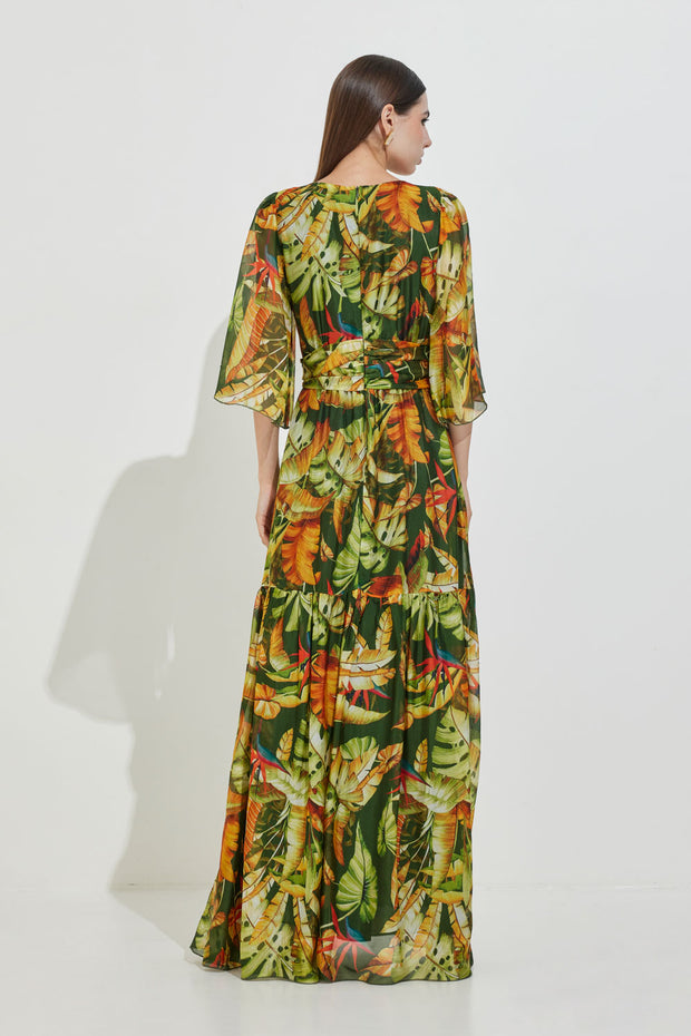 Μακρύ Μεταξωτό Φόρεμα