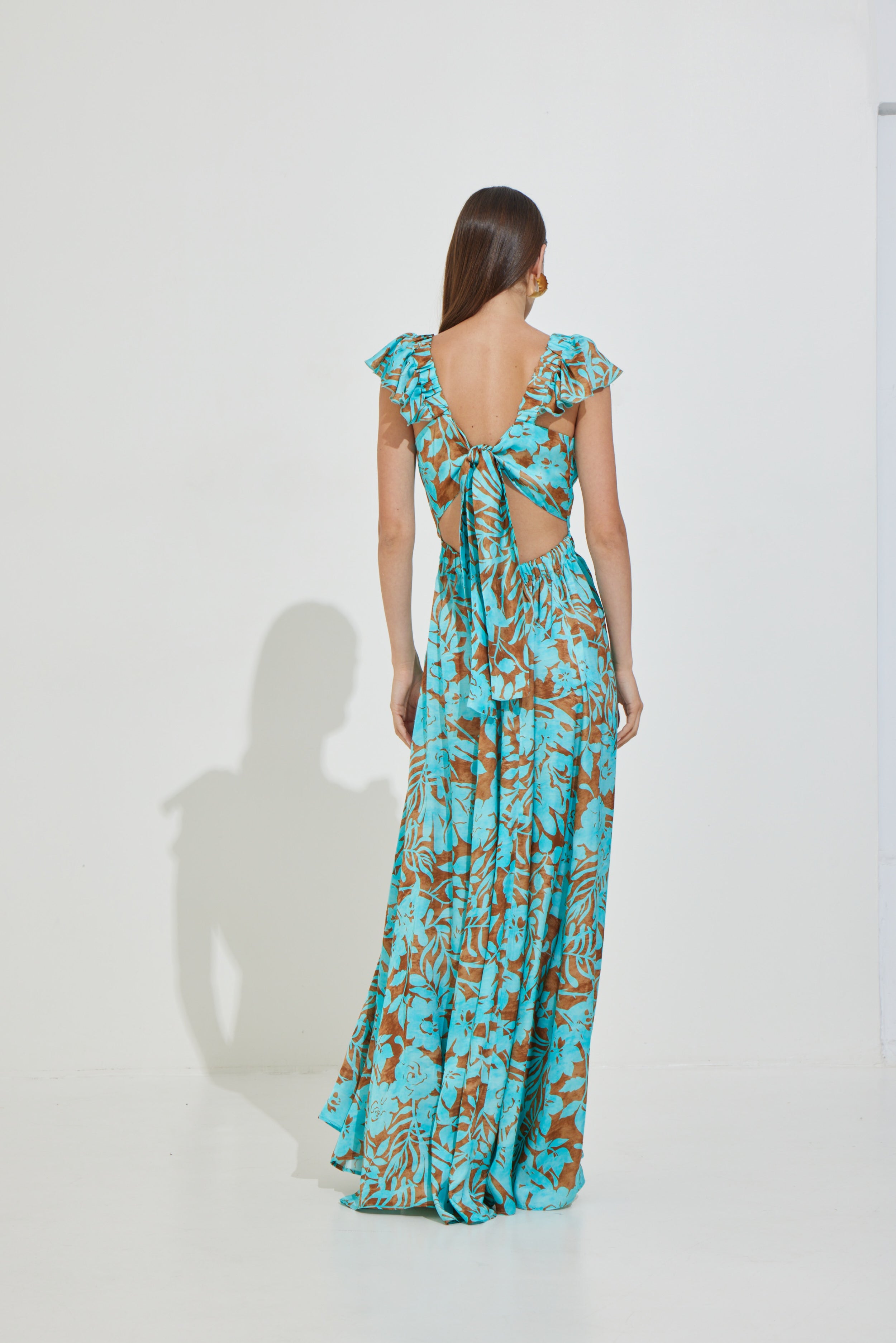 Long Dress with Tie Back