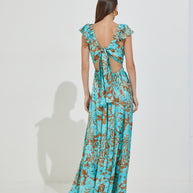 Long Dress with Tie Back