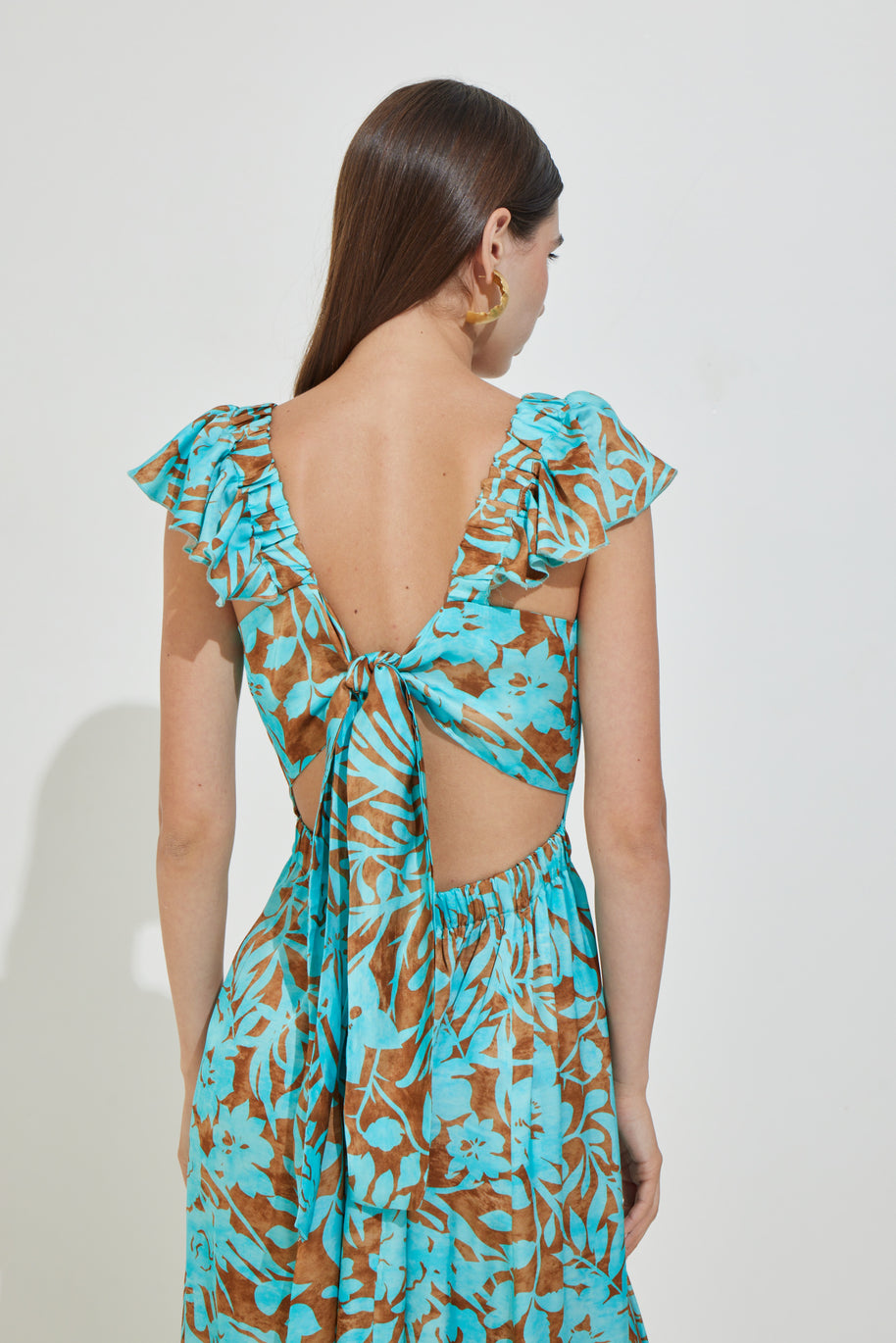 Long Dress with Tie Back