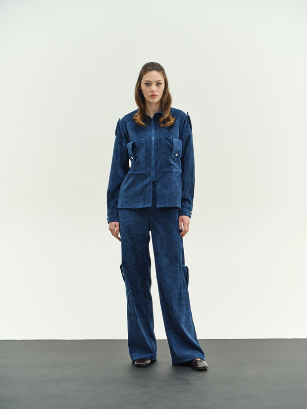 corduroy pockets pants