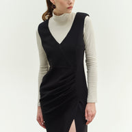 maxi dress with thigh split