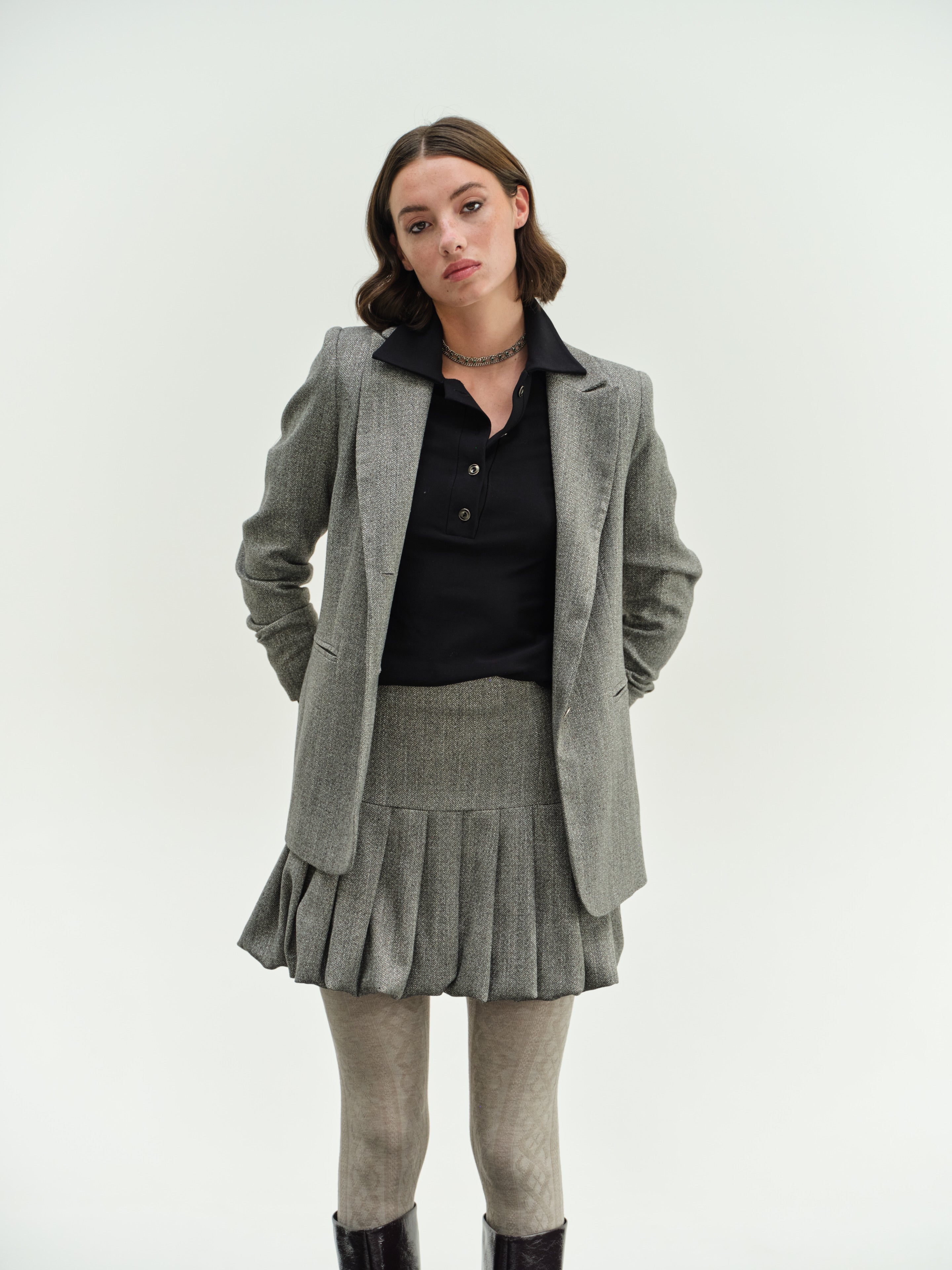 Skirt fishbone balloon