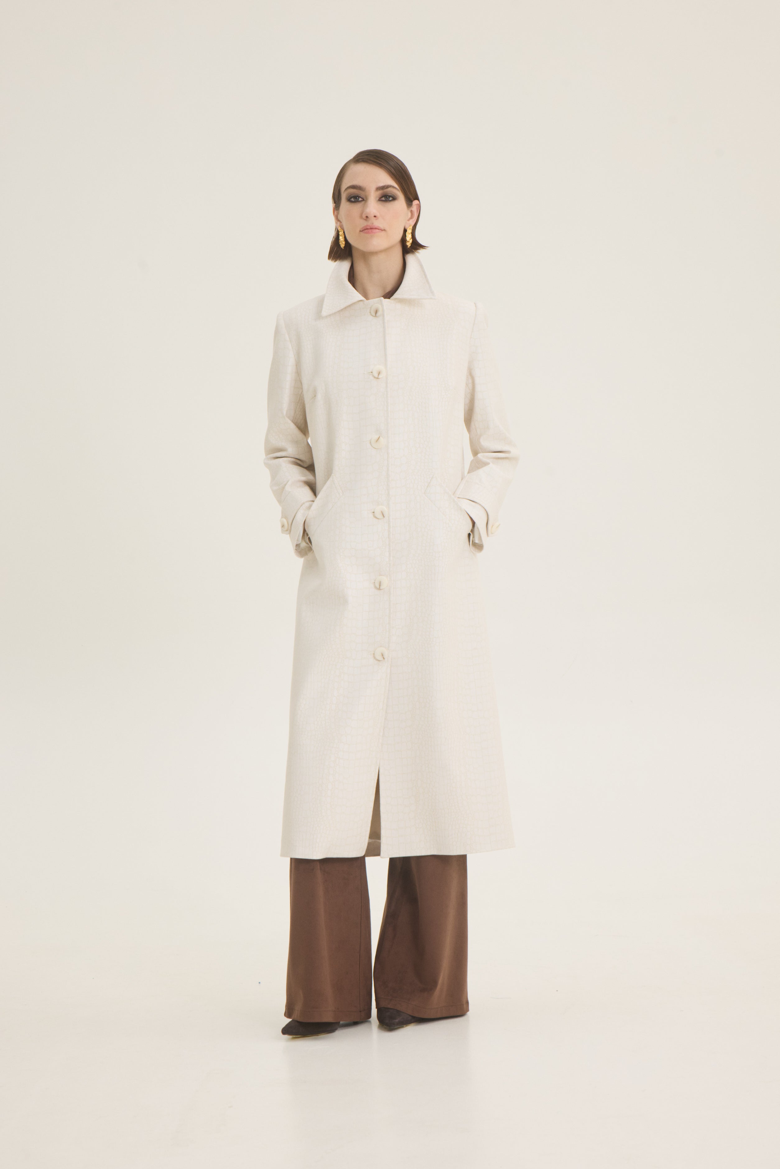 Croco coat