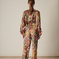 Σατέν Εμπριμέ Παντελόνι